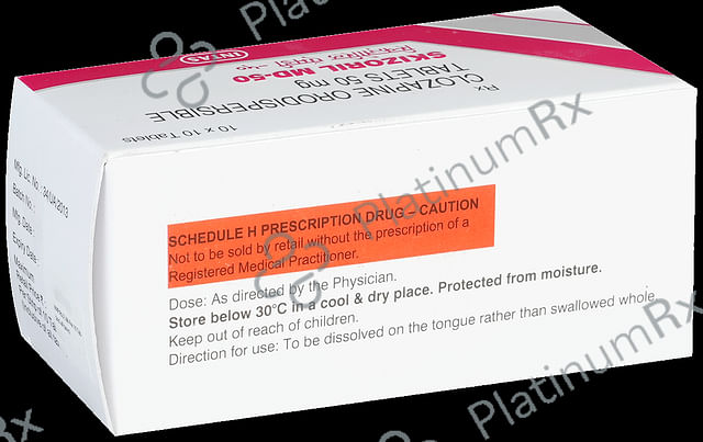 Skizoril MD 50 Tablet 10s