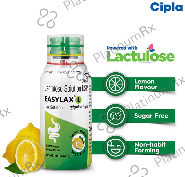 Easylax L 10gm Oral Solution Lemon 100ml