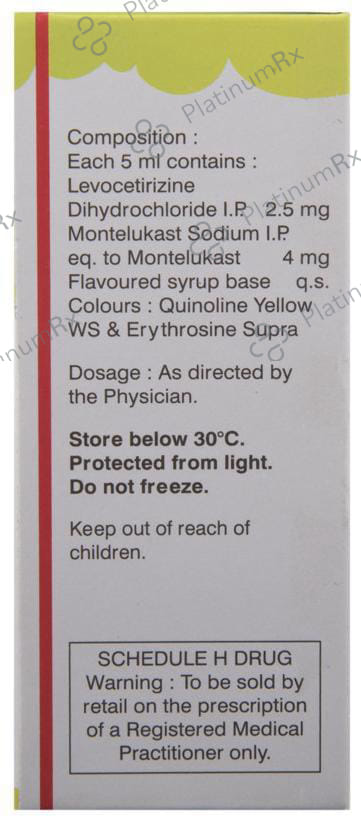 Telekast L Kid 2.5/4mg Syrup 60ml