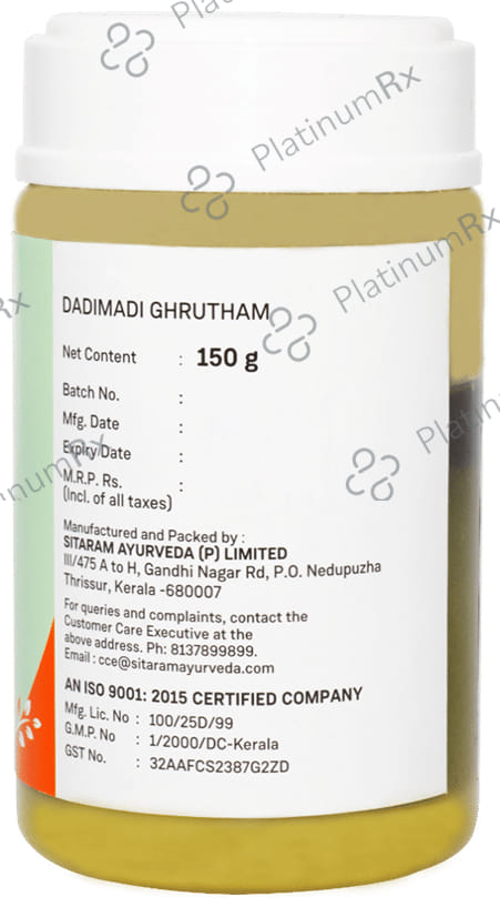 Sitaram Ayurveda Dadimadi Ghrutham