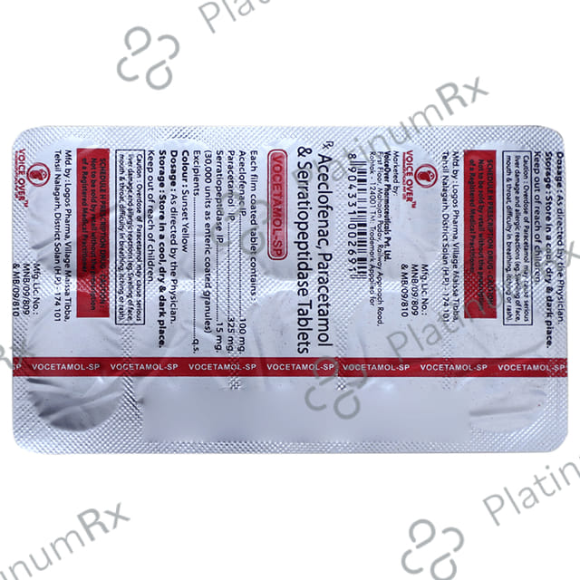 Vocetamol-SP Tablet