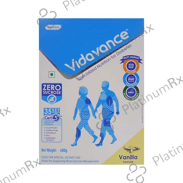 Vidavance Diabetes Vanilla Powder 400gm