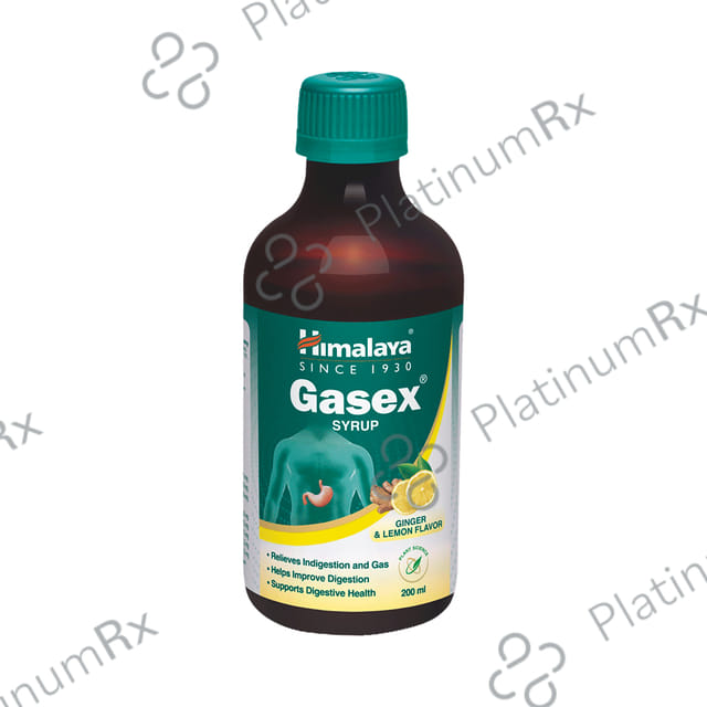Himalaya Gasex Ginger Lemon Syrup 200ml