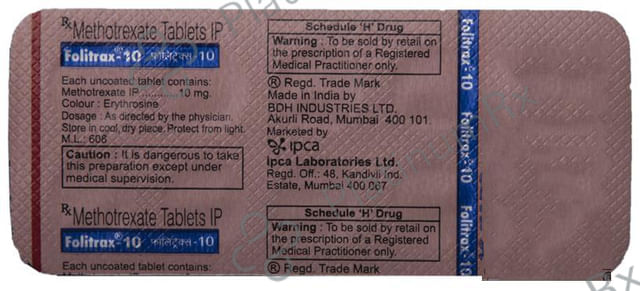 Folitrax 10mg Tablet 10s