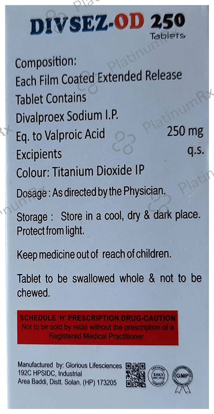 Divsez-OD 250 Tablet ER