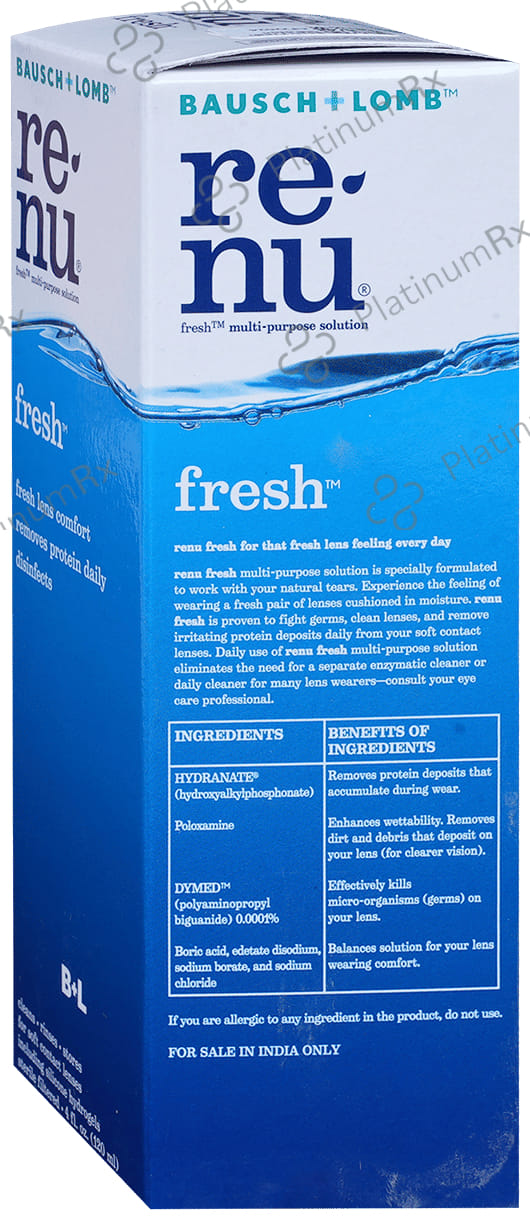 Renu Fresh Lens Cleansing Solution 120ml