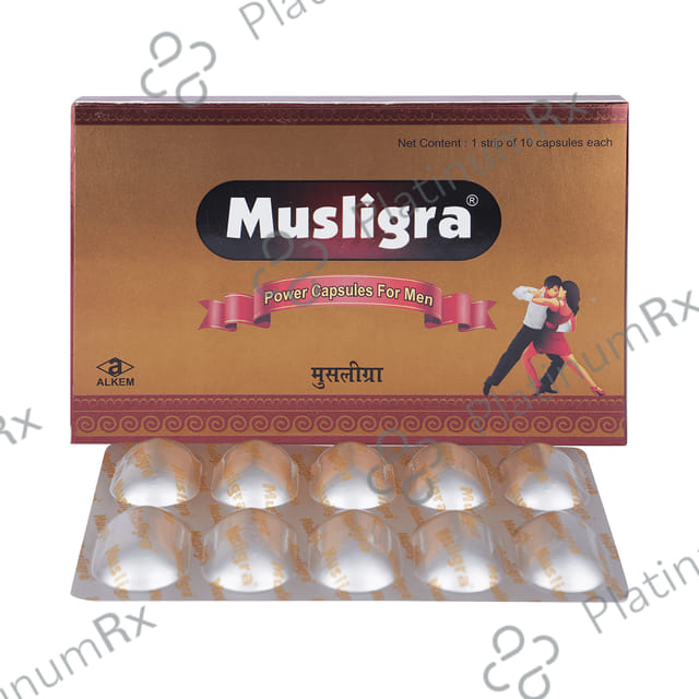 Musligra Capsule for Stamina Booster in Men