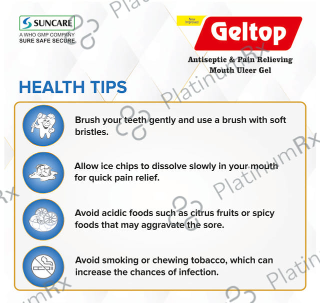 Geltop Oral Gel 10gm