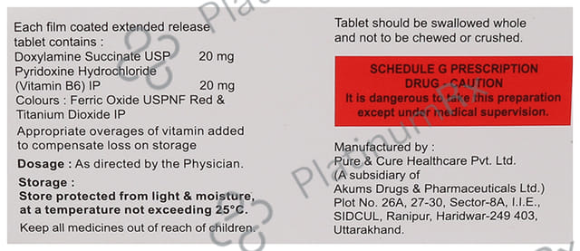 Queezy ER 20/20mg Tablet 10s