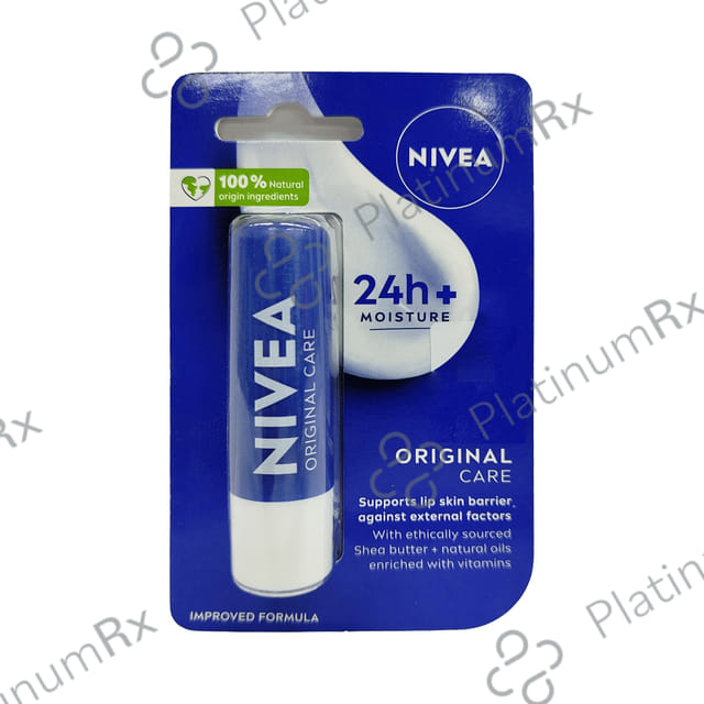 Nivea Lip Balm with Natural Oils - Original Care