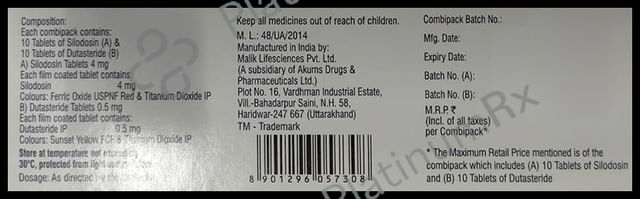 Silodal-D4 Tablet Combipack