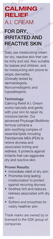 Physiogel Hypoallergenic Calming Relief AI Cream 50gm