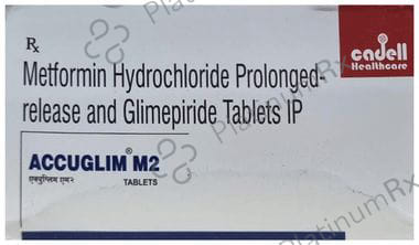 Accuglim M 2/500mg Tablet PR 10s