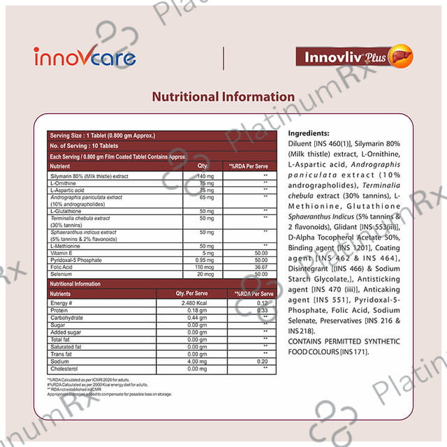 Innovliv Plus Tablet 10s