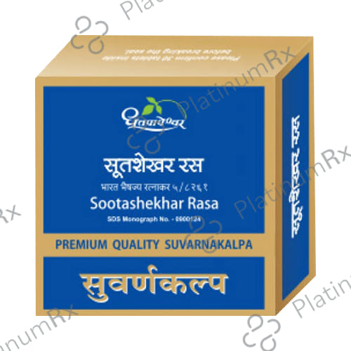 Dhootapapeshwar Sootashekhar Rasa Premium Quality Suvarnakalpa 30s