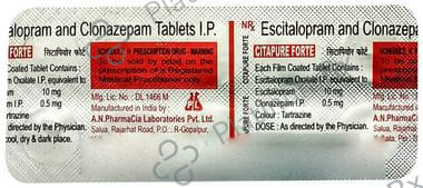 Citapure Forte 0.5/10mg Tablet 10s