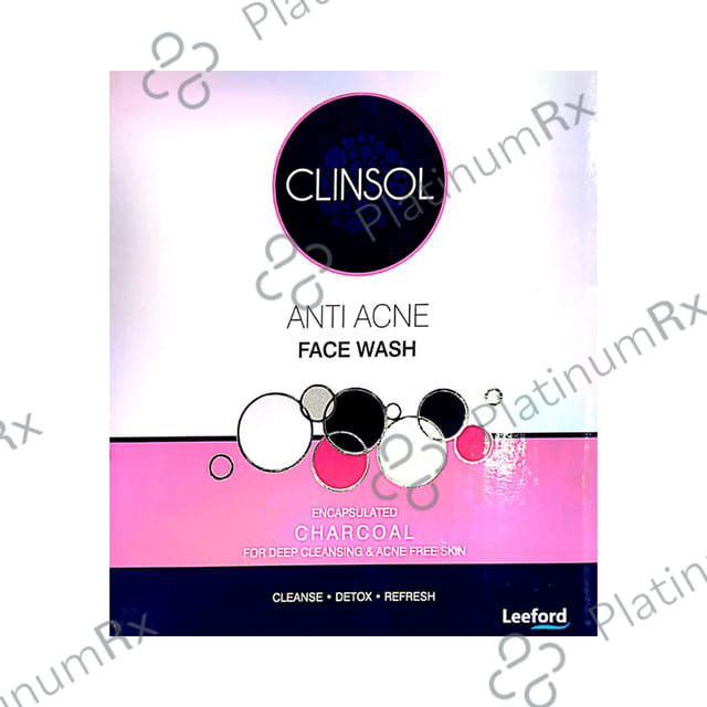 Leeford Clinsol Anti Acne Face Wash 70gm