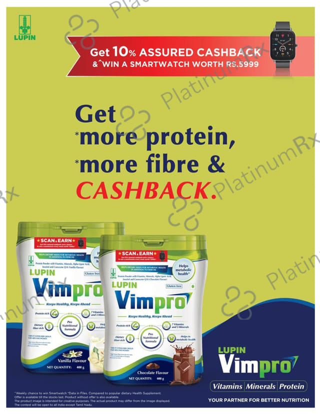 Vimpro Vanilla Powder 400gm