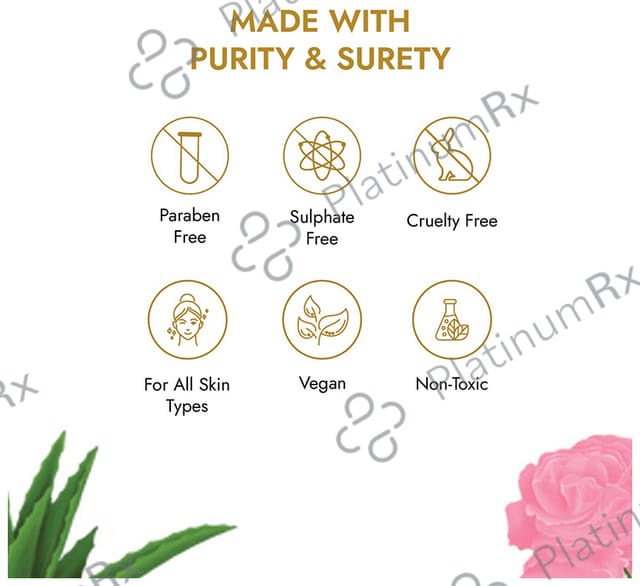 Kapiva Skin Rituals Aloe Rose Gel 200g-For Sunburn Relief & Hydration-Clinically Tested Rose Actives Gel