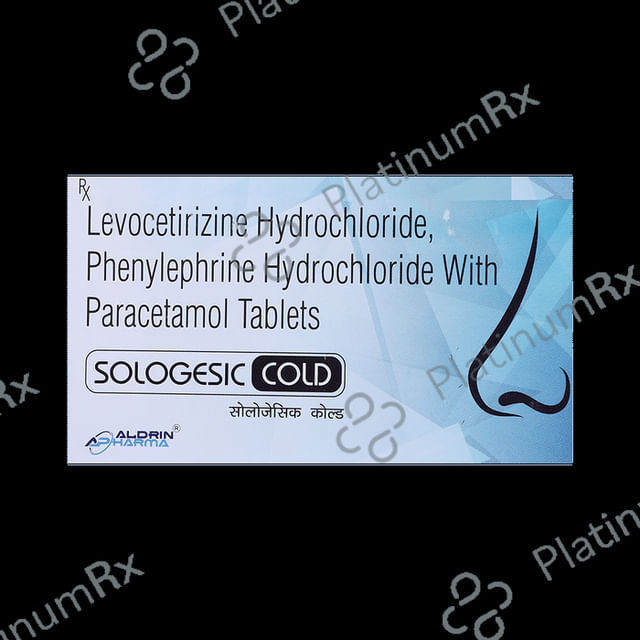 Sologesic Cold 2.5mg/10mg/500mg Tablet