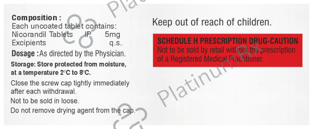 Nicovil 5mg Tablet 10s