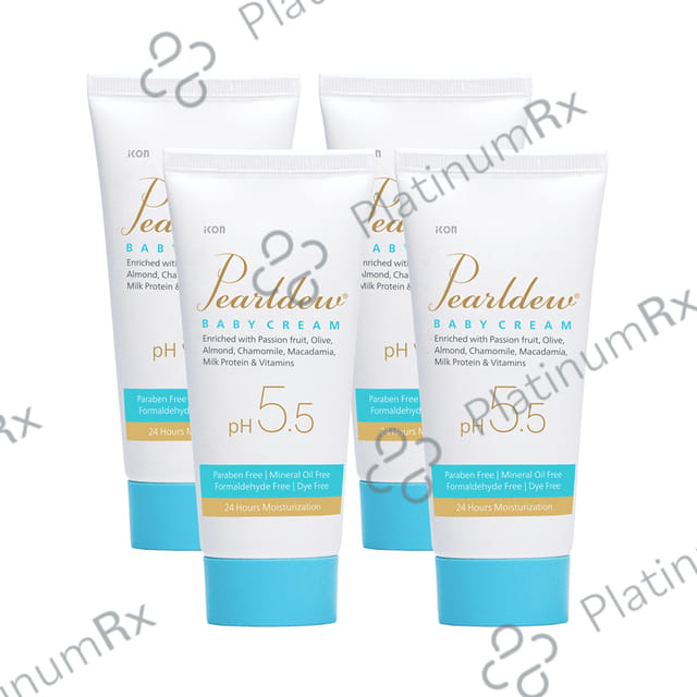 Pearldew Baby Cream (50gm Each) 4 Tubes