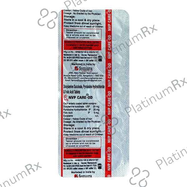 Nvp Care OD 20/20/5mg Tablet 10s