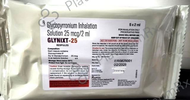 Glynixt 25mcg Respules 5X2ml