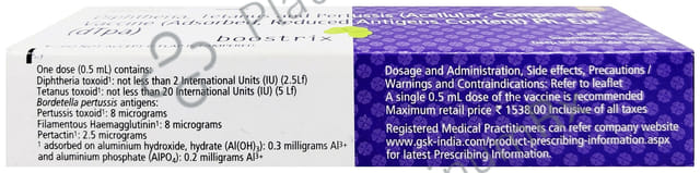 Boostrix Vaccine Injection 1s