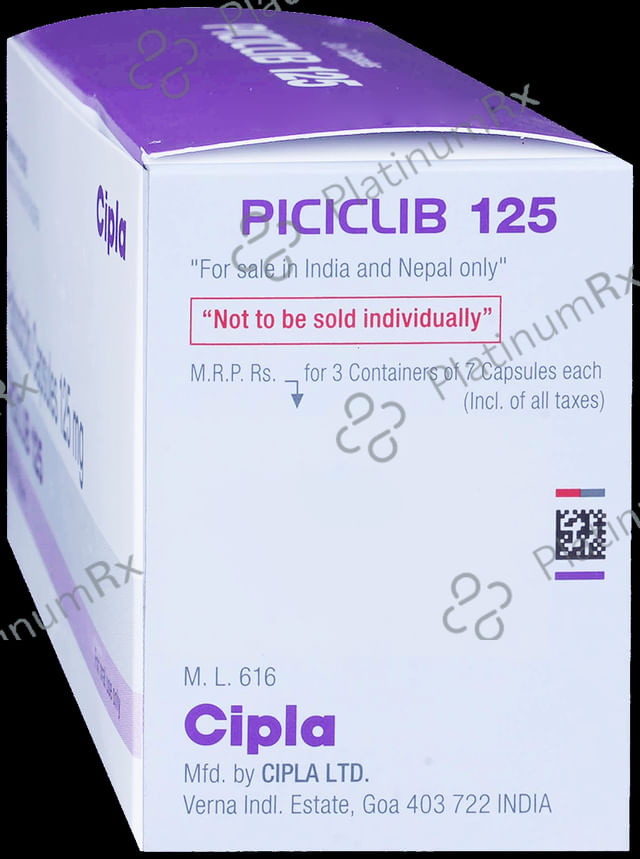 Piciclib 125mg Capsule 7s*3 Bottle