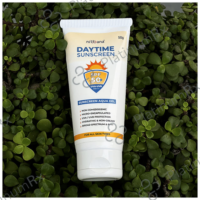 Nibbana Daytime Sunscreen SPF 50 PA+++ Cream 50gm