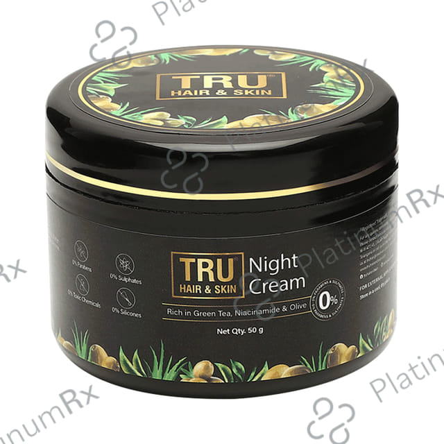 Tru Hair & Skin Night Cream for Acne & Pimples
