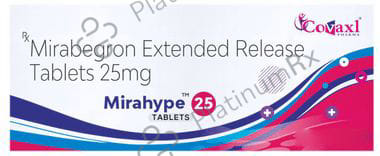 Mirahype 25mg Tablet ER 10s