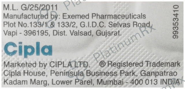 Metolar D 25/10mg Tablet 10s