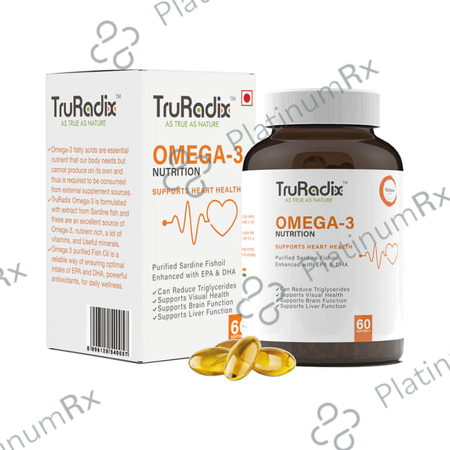 TruRadix Omega 3 Nutrition Softgel 60s
