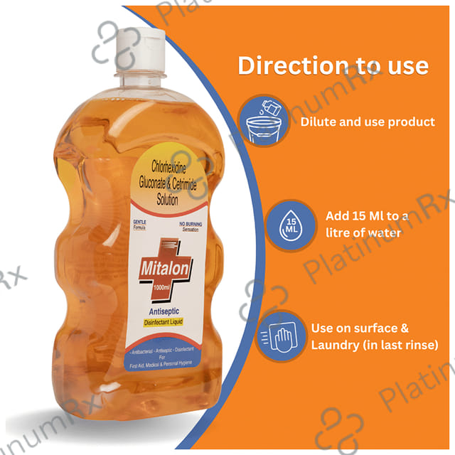 Mitalon Antiseptic Disinfectant Liquid 1 Liquid