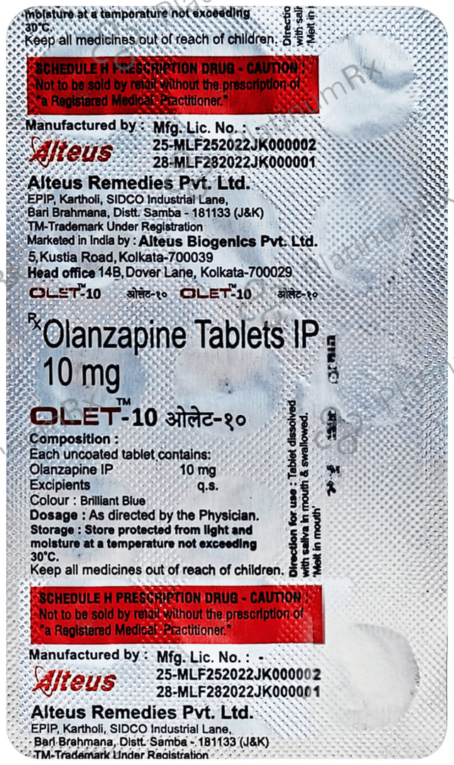 Olet 10mg Tablet
