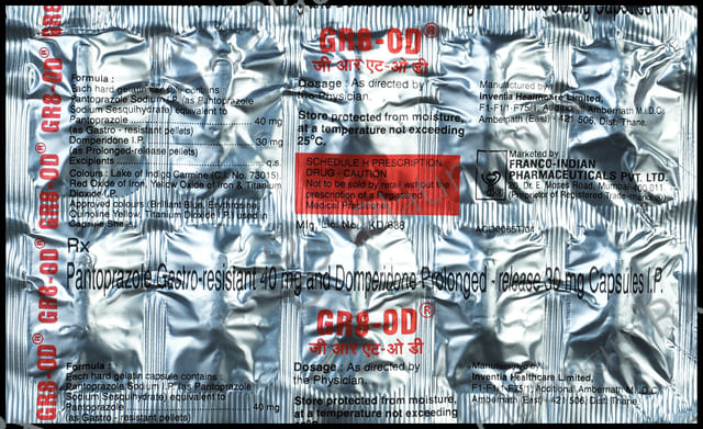 GR8 OD 30/40mg Capsule PR 10s