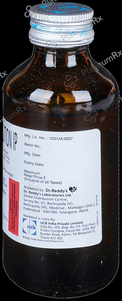 Keppra 100mg Syrup 100ml