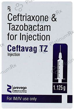 Ceftavag TZ 1.235gm Injection 1s