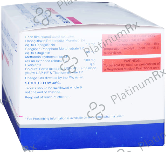 Sitaxa DM 10/500/100mg Tablet ER 10s
