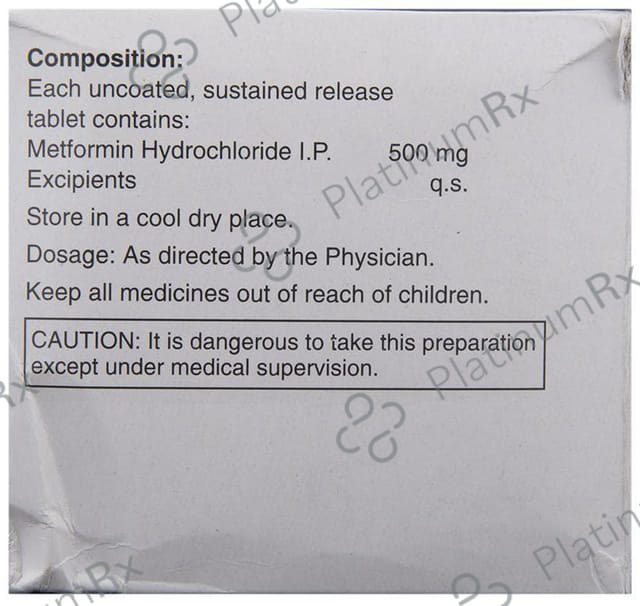 Xmet SR 500mg Tablet 15s