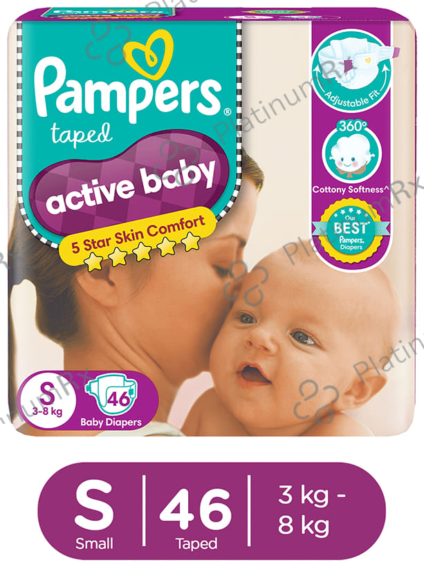 Pampers Active Baby Diaper Small 46s