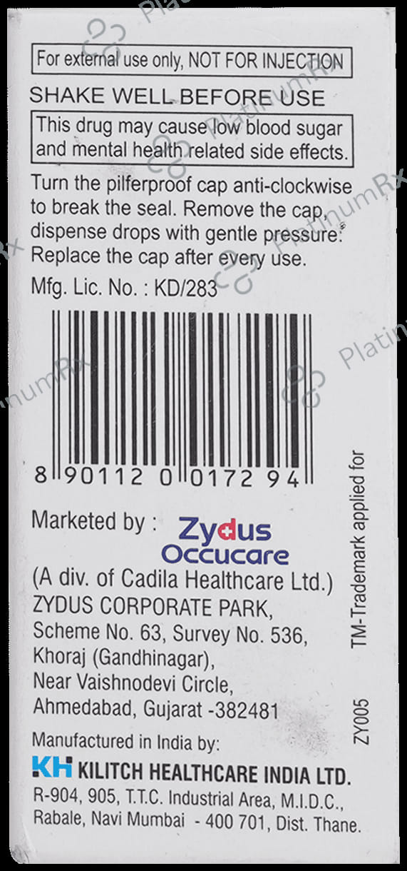 Moxtif LP Ophthalmic Suspension 5ml