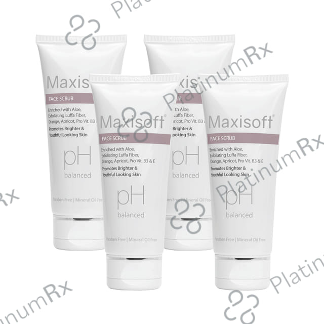 Maxisoft Face Scrub (100gm Each) 4 Tubes