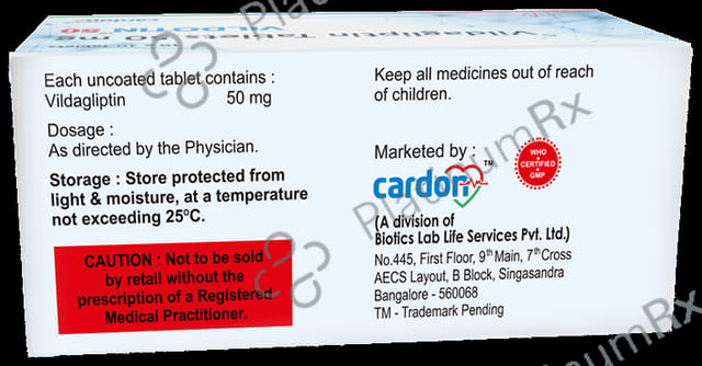 Vildotin 50mg Tablet