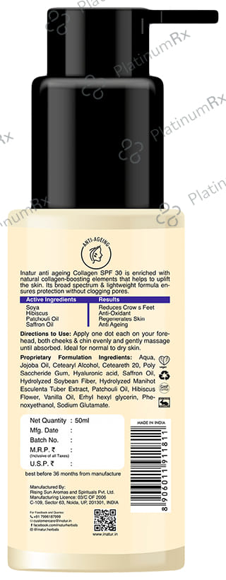 Inatur Sunscreen Spf 30 Pa++++ Collagen