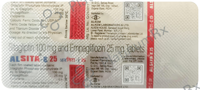 Alsita E 25mg Tablet 10s