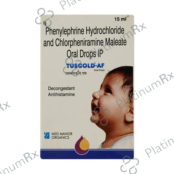 Tuscold AF 2/5mg Oral Drops 15ml