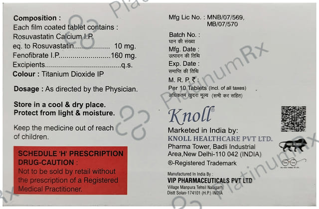 Rozutin F 160mg/10mg Tablet